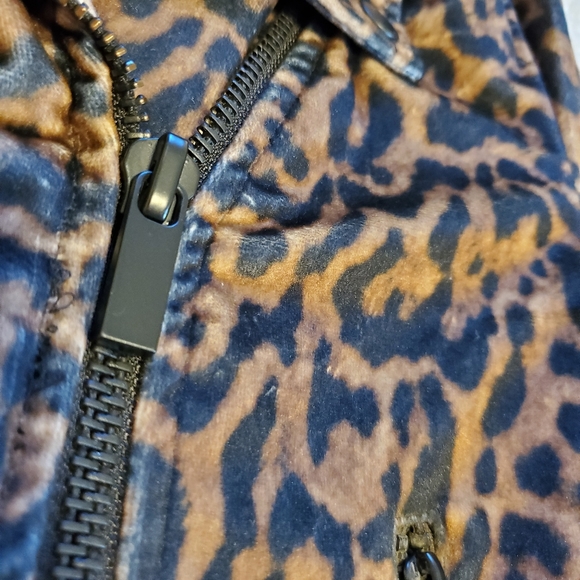 Romeo & Juliet Couture leopard moto jacket velour - Picture 13 of 16